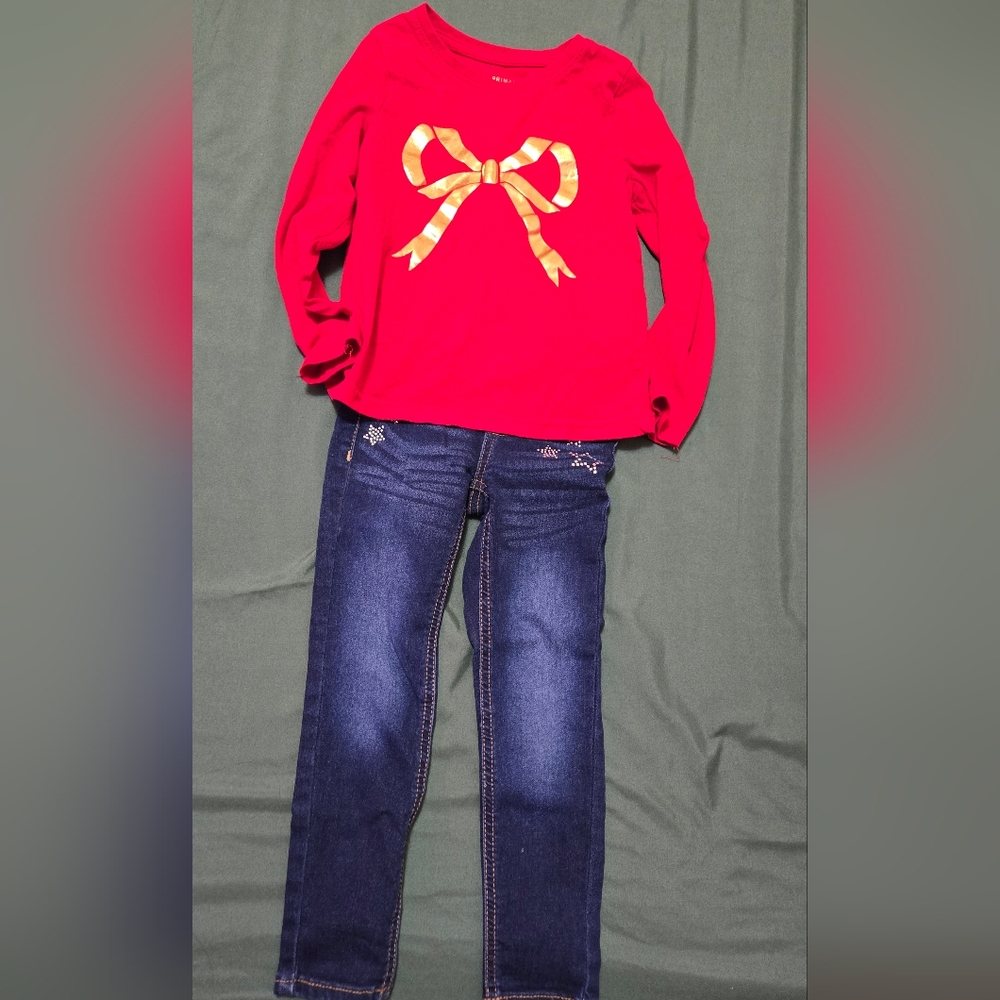 Primark Red Kids' Top + Wonder Nation Jegging